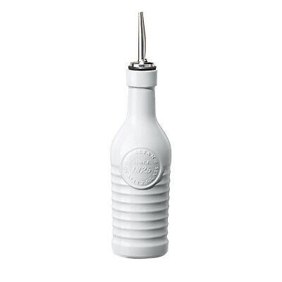 DISCONTINUED - OFFICINA 1825 BOTTLE W/POURER 9oz -WHITE