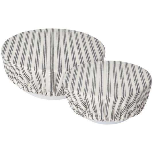 BOWL COVER SET TICKING STRIPE