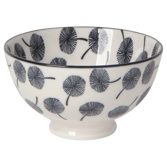 ASIAN BOWL DANDELION GRAY 4"