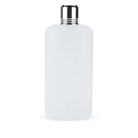 ROGUE PLASTIC FLASK 16  OZ WHT