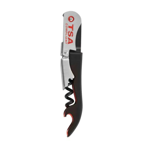 TSA COMPLIANT CORKSCREW BLACK/RED