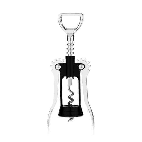 WINGED CORKSCREW W/FOIL CUTTER BLK