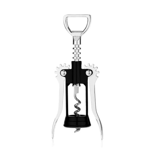 WINGED CORKSCREW W/FOIL CUTTER BLK